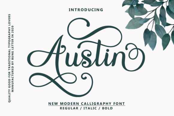 Austin Font Poster 5