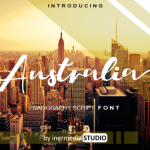 Australia Font Poster 1