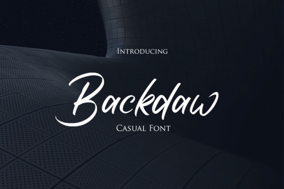 Backdaw Font Poster 1