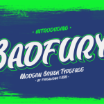 Badfury Font Poster 1