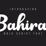 Bahira Font Poster 1