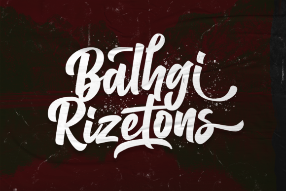 Balhgi Rizetons Font