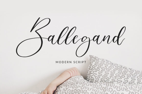 Ballegand Font Poster 1