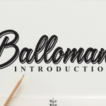 Balloman Font Poster 1