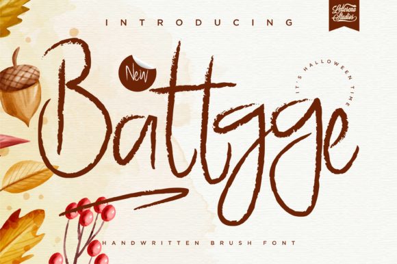 Battgge Font Poster 1