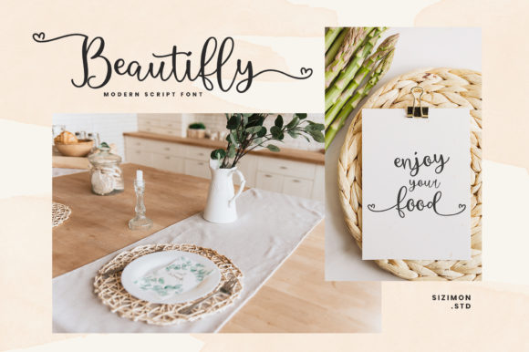 Beautifly Font Poster 3