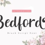 Bedford Font Poster 1