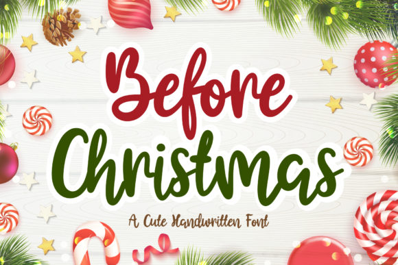 Before Christmas Font