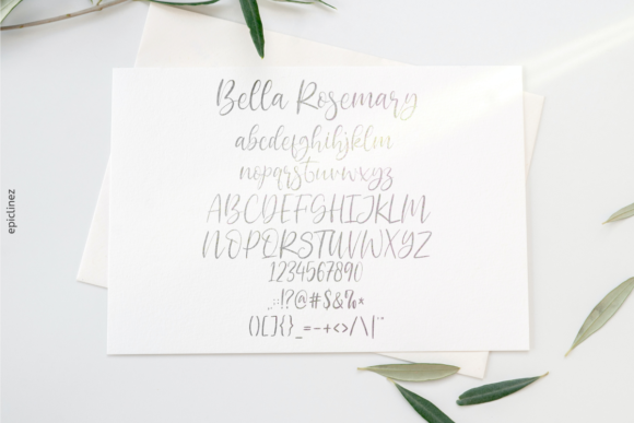 Bella Rosemary Font Poster 6