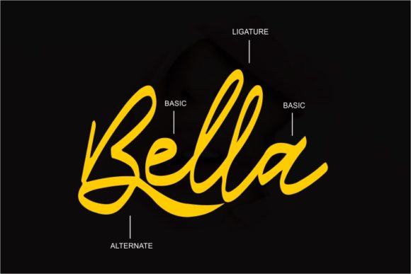 Belliza Font Poster 2