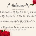 Belovea Font Poster 9