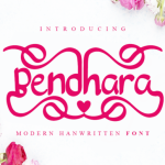 Bendhara Font Poster 1