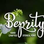 Beprity Stencil Font Poster 1