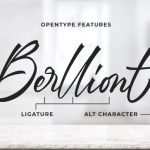 Berlliont Font Poster 9