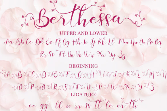 Berthessa Font Poster 7