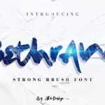 Bethrand Font Poster 1