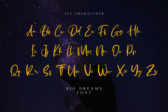 Big Dreams Font Poster 4