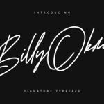 Billy Okma Font Poster 1