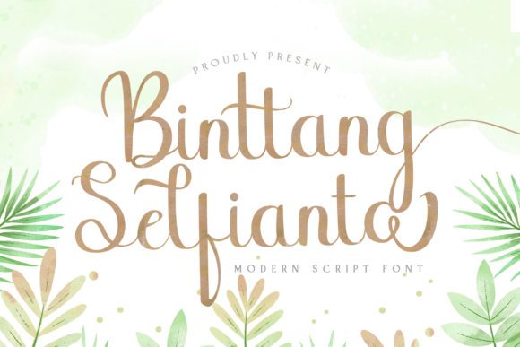 Binttang Selfianto Font