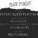 Blaze Stanley Font Poster 6