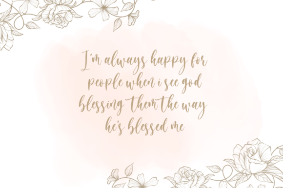 Blessing Day Font Poster 6