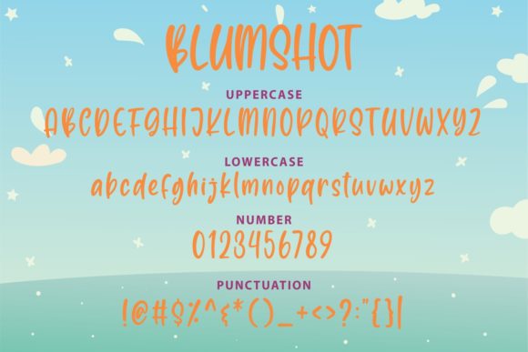 Blumshot Font Poster 3