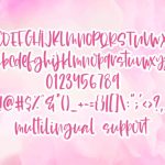 Blush Lovely Font Poster 6