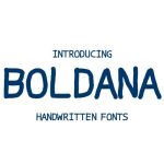 Boldana Font Poster 1