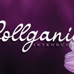 Bollgania Font Poster 1