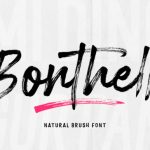 Bonthell Font Poster 1