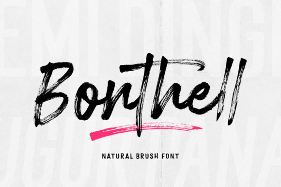 Bonthell Font Poster 1