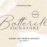 Botterill Font Poster 1