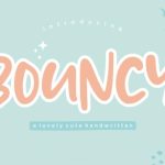 Bouncy Font Poster 1