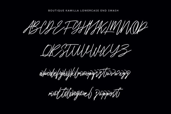 Boutique Kamilla Font Poster 11