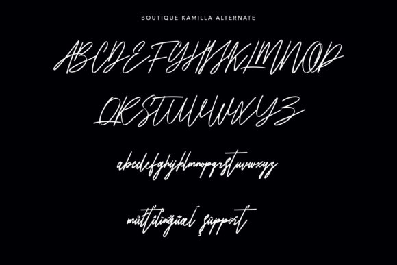 Boutique Kamilla Font Poster 10