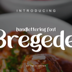 Bregedel Font Poster 1