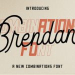 Brendan Duo Font Poster 1