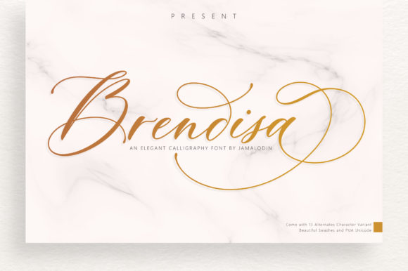 Brendisa Font Poster 1