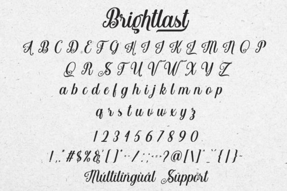 Brightlast Font Poster 8