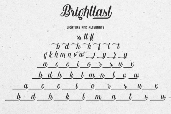 Brightlast Font Poster 9