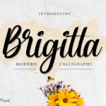 Brigitta Font Poster 1