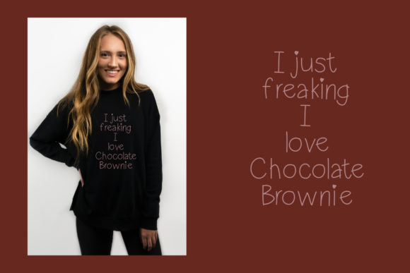 Brownie Font Poster 3