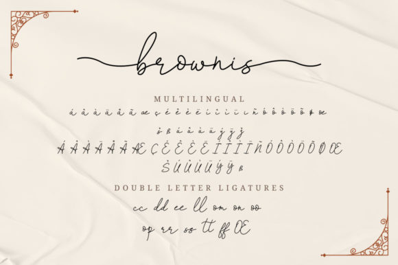 Brownis Font Poster 9