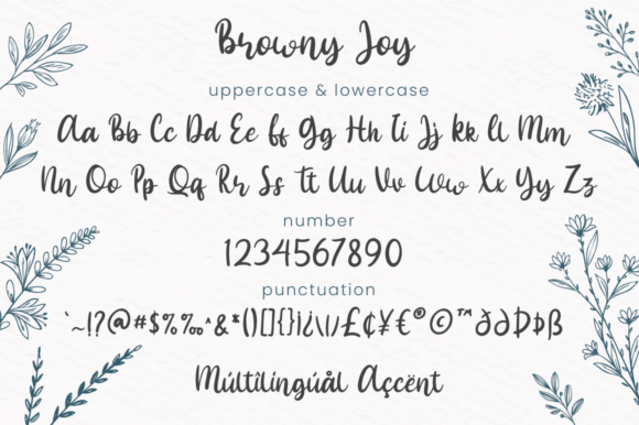 Browny Joy Font Poster 4