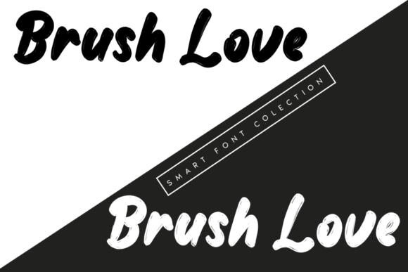 Brush Love Font Poster 2