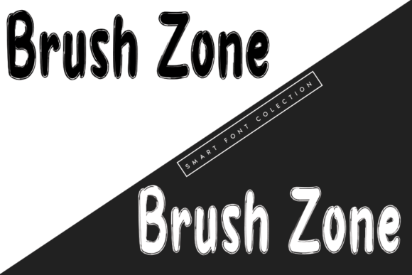 Brush Zone Font Poster 2