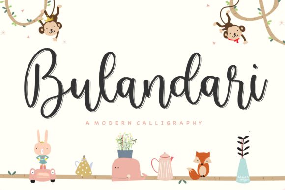 Bulandari Font Poster 1