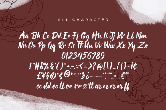 Buree Chalk Font Poster 3