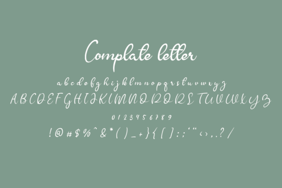 Butnerfly Font Poster 4