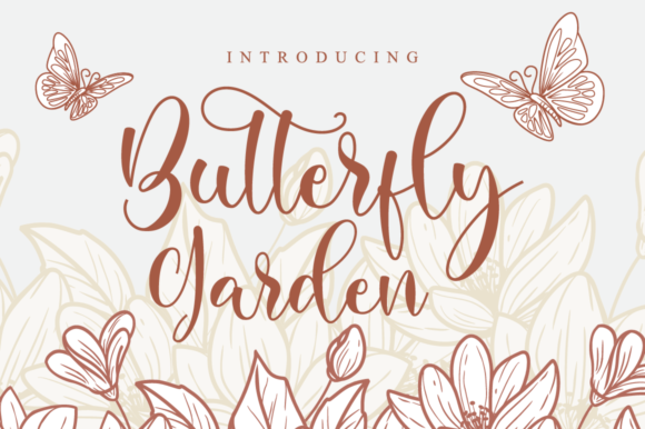 Butterfly Garden Font